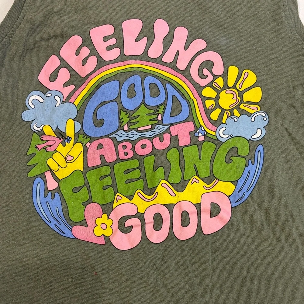 Old Navy Inspirational Tank Top - Feeling Good About Feeling Good